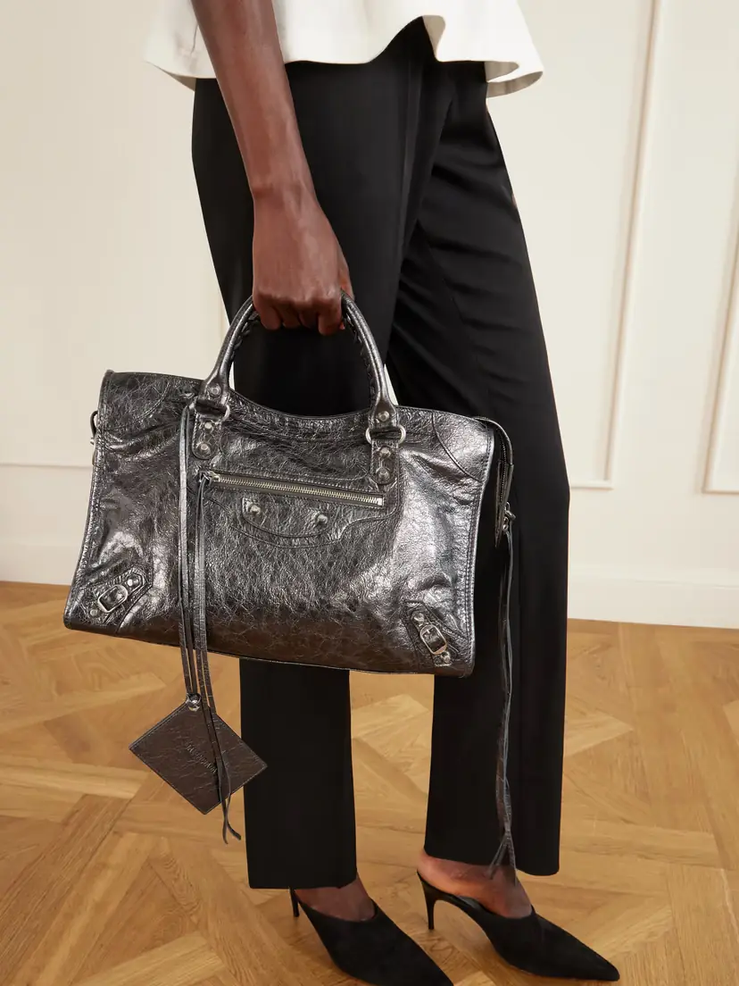 Balenciaga Le City Medium Leather Shoulder Bag | Thumbnail 2 Balenciaga Le City Medium Leather Shoulder Bag | Thumbnail 2