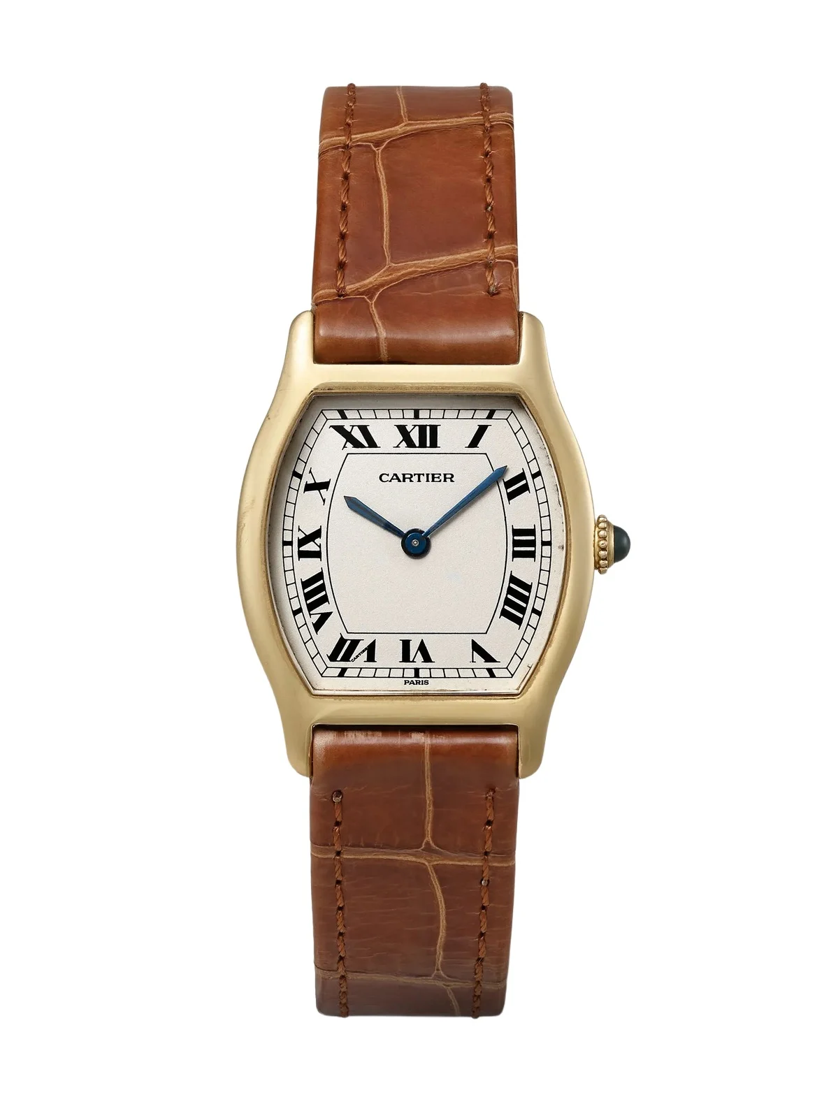 + Cartier Vintage 1990s Tortue Hand-wound 18-karat Gold Watch + Cartier Vintage 1990s Tortue Hand-wound 18-karat Gold Watch