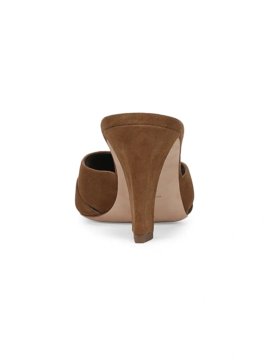 Veronica Beard Women's Cassiel 75MM Suede Sandals | Thumbnail 3 Veronica Beard Women's Cassiel 75MM Suede Sandals | Thumbnail 3