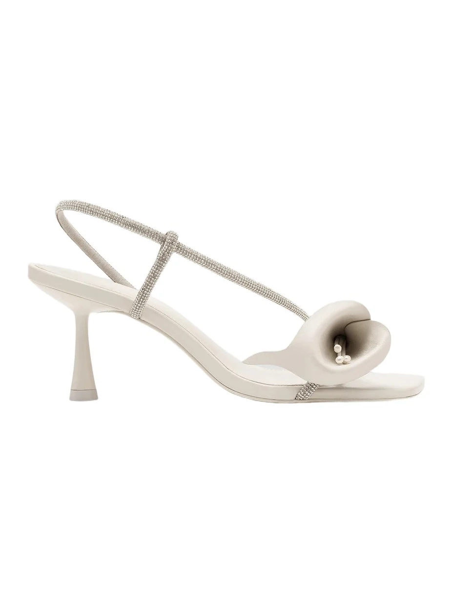 Women's Rayna 70MM Embellished Leather Slingback Sandals Women's Rayna 70MM Embellished Leather Slingback Sandals