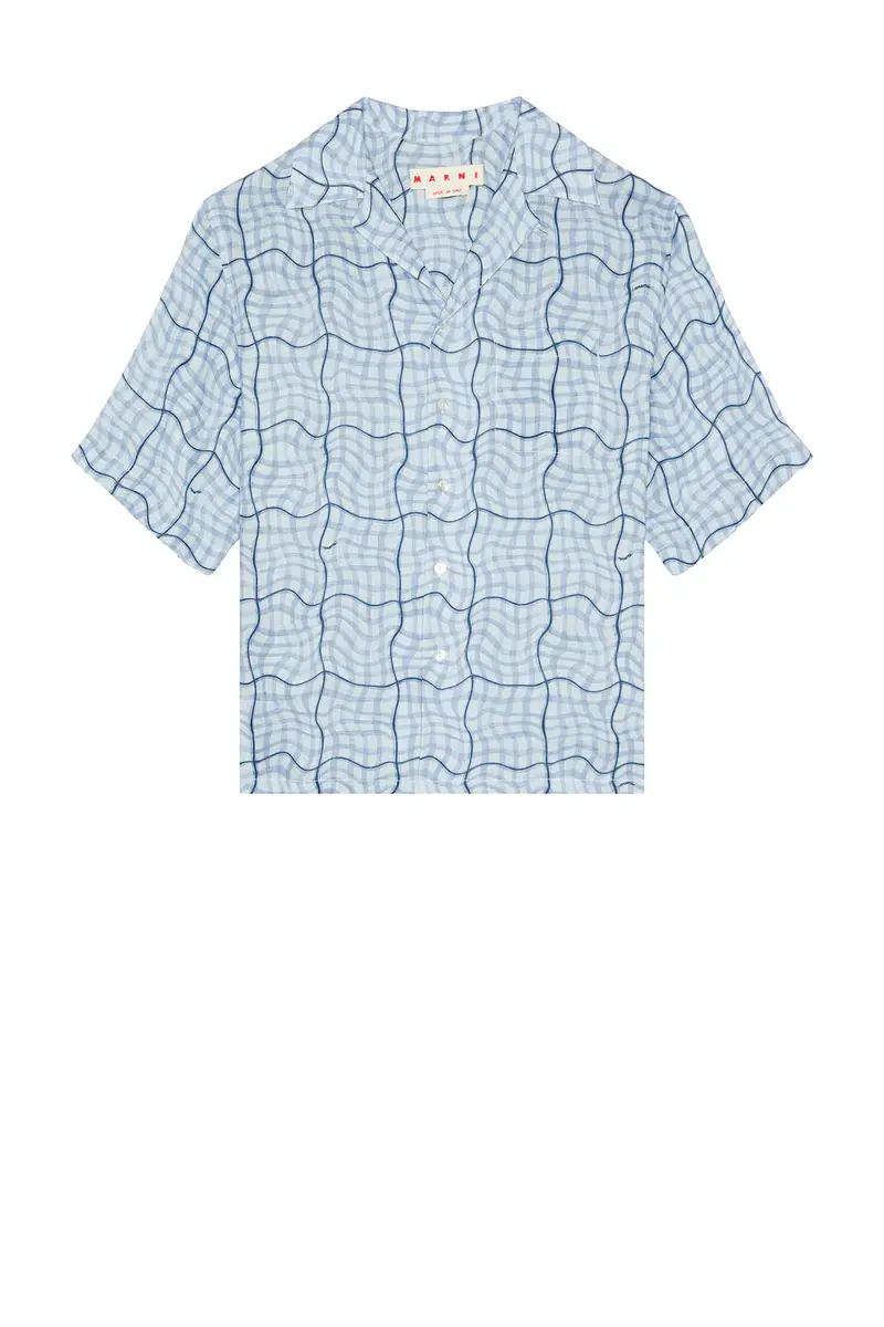 Marni Camp Collared Button Down Shirt | Thumbnail 4 Marni Camp Collared Button Down Shirt | Thumbnail 4