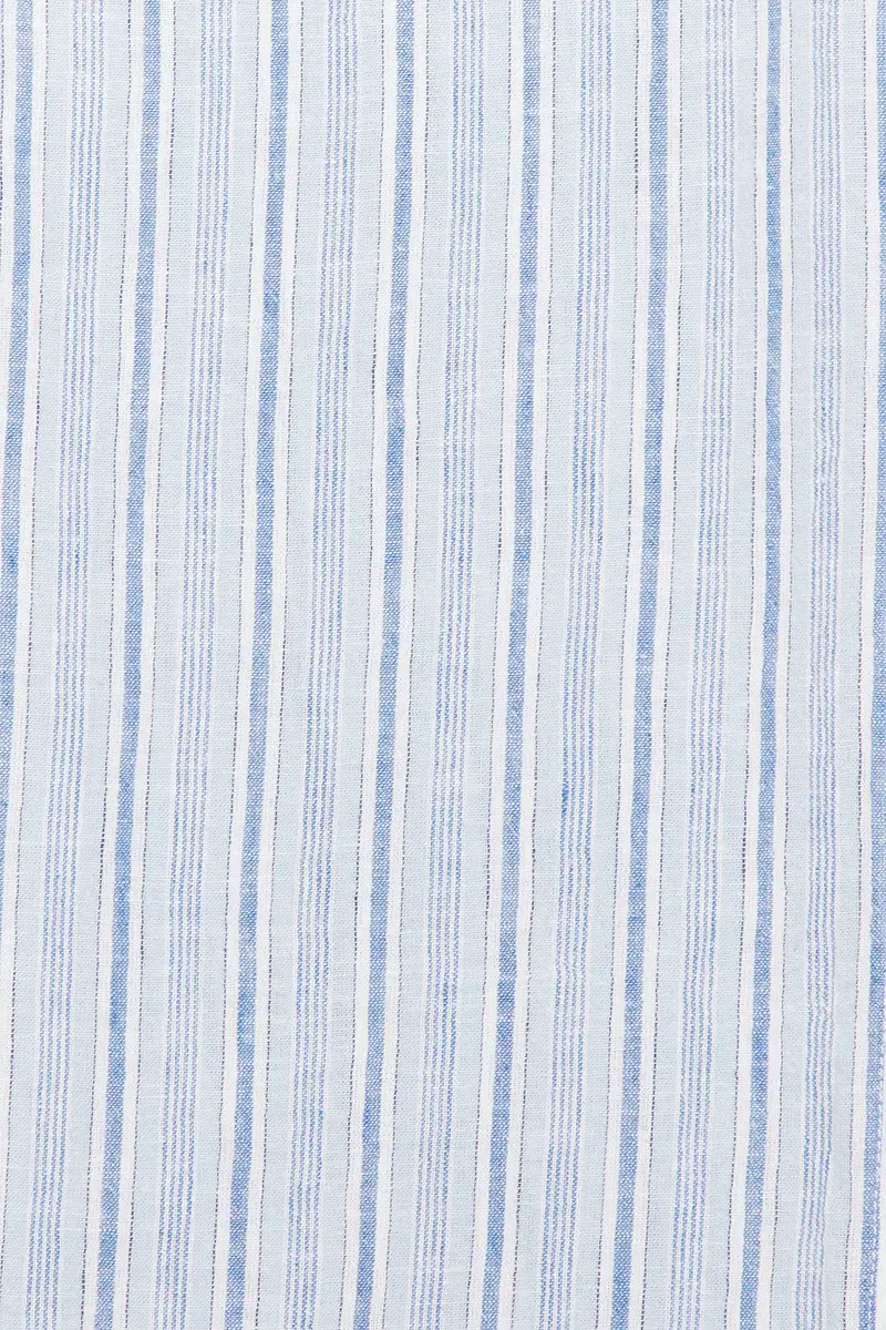 Corridor Linen Broadstripe Short Sleeve Shirt | Thumbnail 5