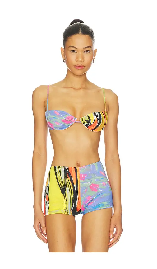 Yellow The Label Lane Bikini Top