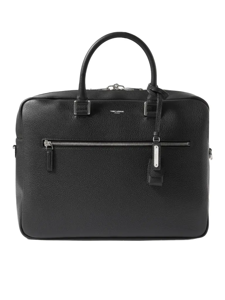 Saint Laurent Full-Grain Leather Briefcase - Men | Image 1 Saint Laurent Full-Grain Leather Briefcase - Men | Image 1