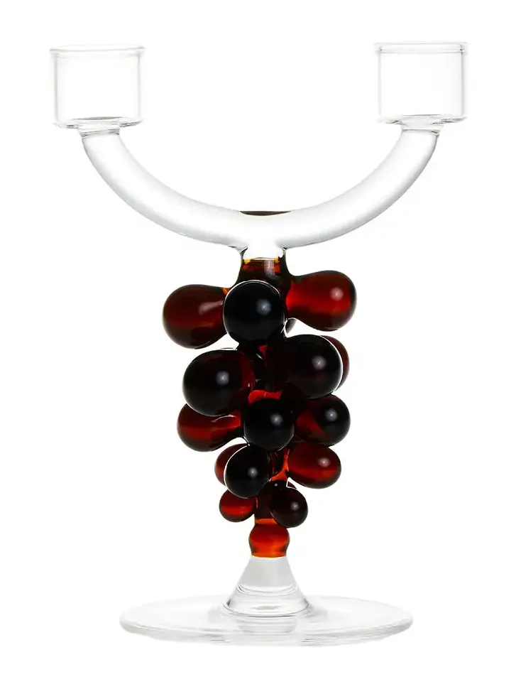 Maison Balzac Bordeaux Double Candle Holder