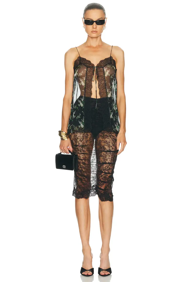 Dolce & Gabbana Sheer Camisole Top | Thumbnail 4 Dolce & Gabbana Sheer Camisole Top | Thumbnail 4