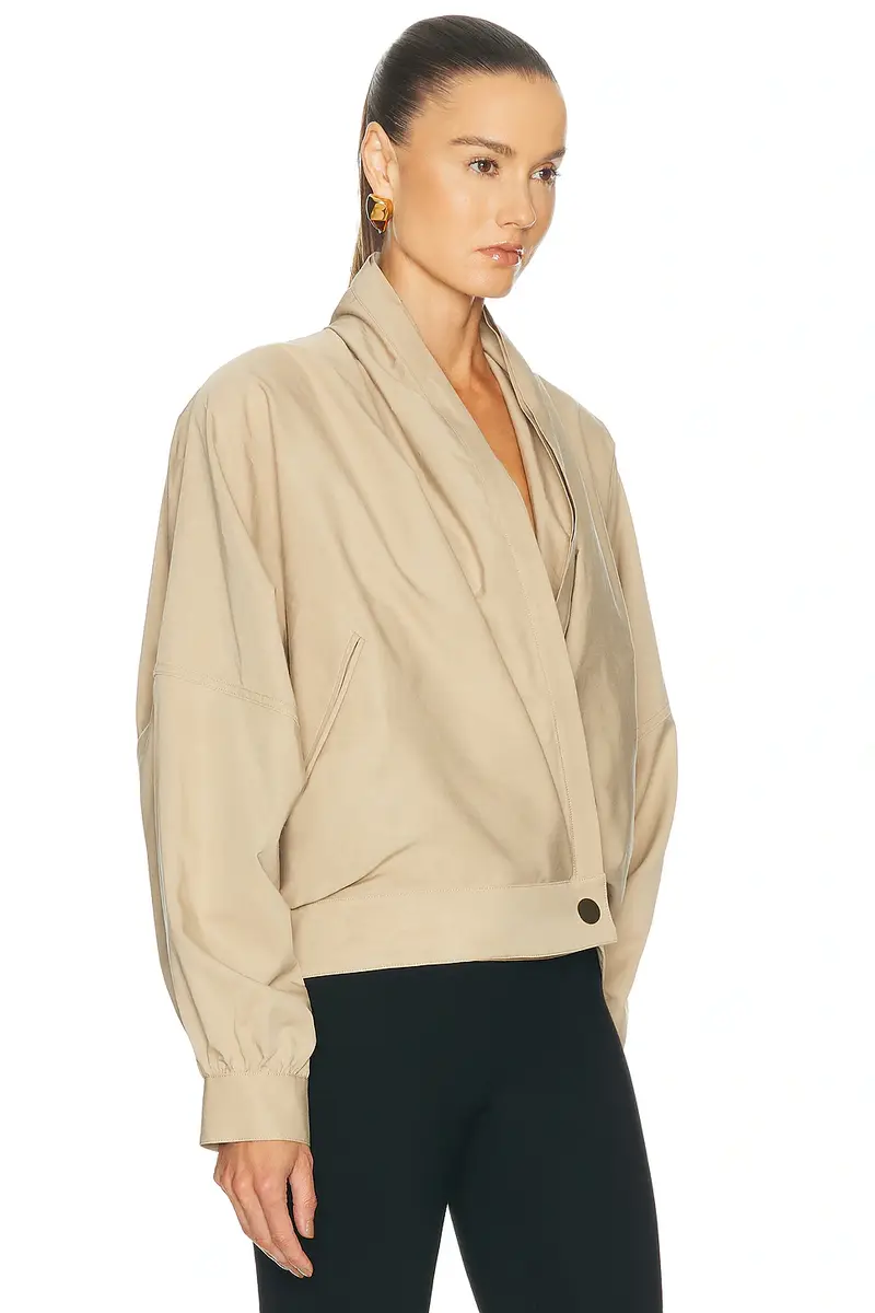 DARKPARK Franca Light Cotton Bomber Jacket | Thumbnail 2