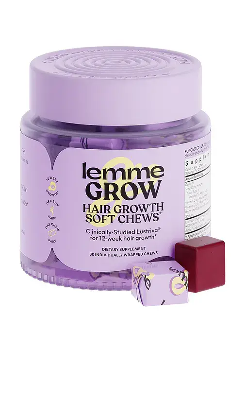 Lemme Grow Hair Growth Soft Chews | Image 1 Lemme Grow Hair Growth Soft Chews | Image 1