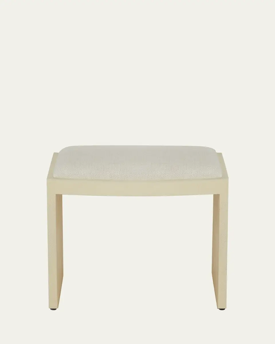 AERIN Faux Shagreen Vanity Table and Stool | Thumbnail 2