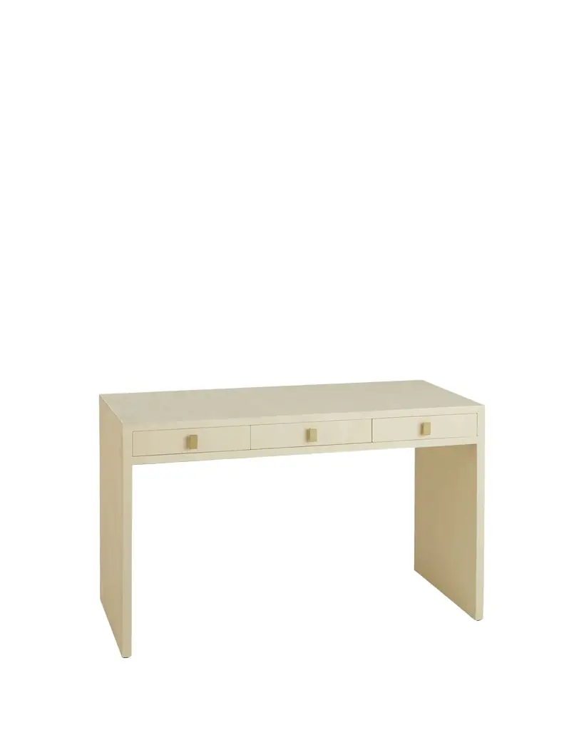 AERIN Faux Shagreen Vanity Table and Stool