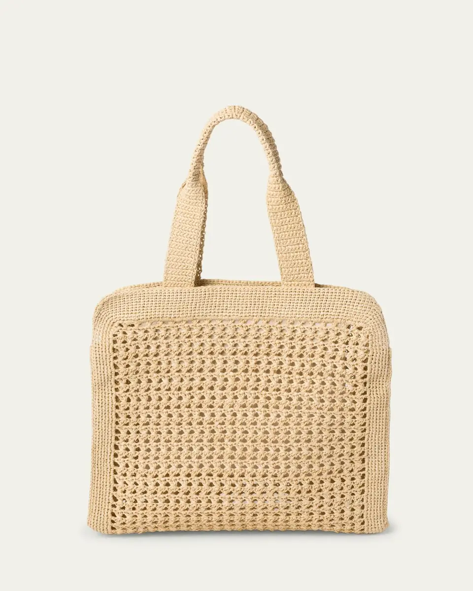 Miu Miu Crochet Logo Tote Bag | Thumbnail 6 Miu Miu Crochet Logo Tote Bag | Thumbnail 6