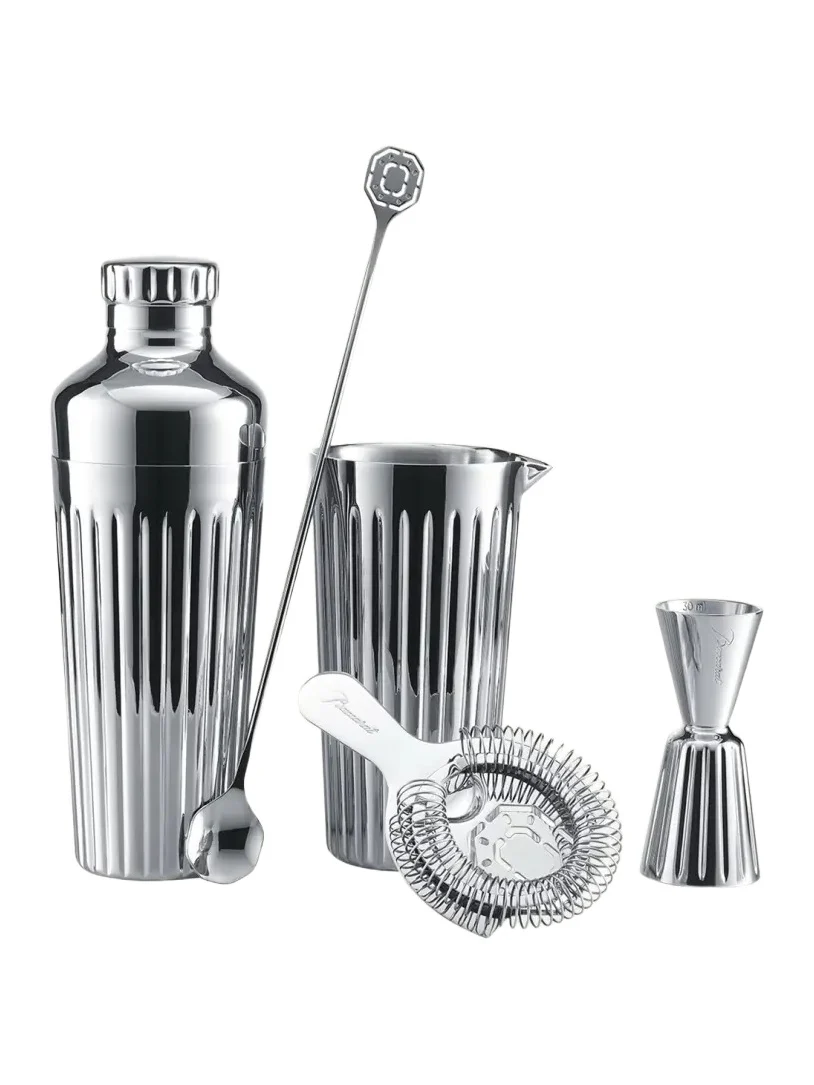 Baccarat Harmonie Stainless Steel 4-Piece Bar Accessories Set