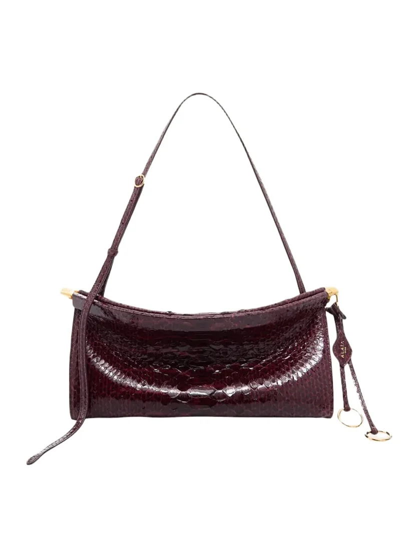 Le Click Medium Python Shoulder Bag