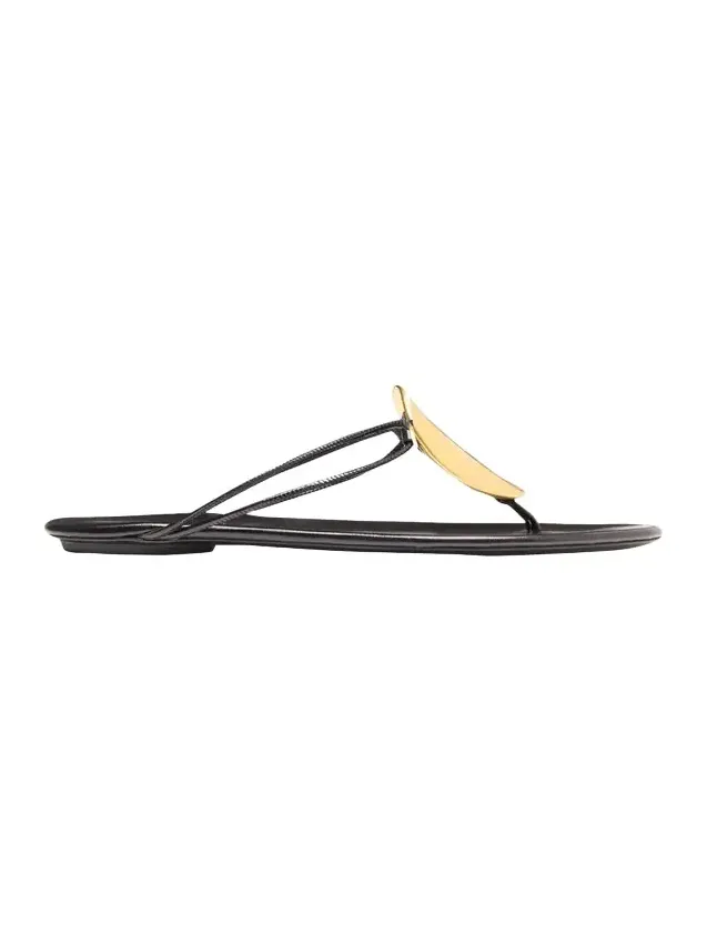 Uma Leather Hardware Thong Sandals Uma Leather Hardware Thong Sandals