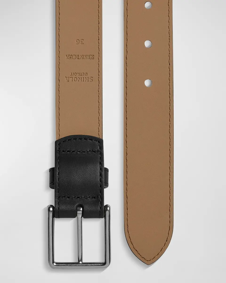 Shinola Men's Natural Leather Dress Belt | Thumbnail 2 Shinola Men's Natural Leather Dress Belt | Thumbnail 2