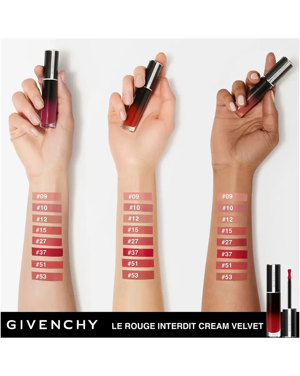 Givenchy Le Rouge Interdit Cream Velvet Lipstick, 1.4 oz. | Thumbnail 2