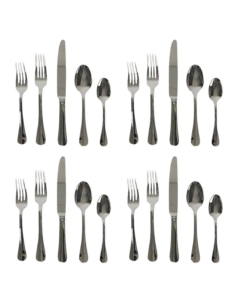 Juliska Bistro Polished 20-Piece Flatware Set, Service for 4