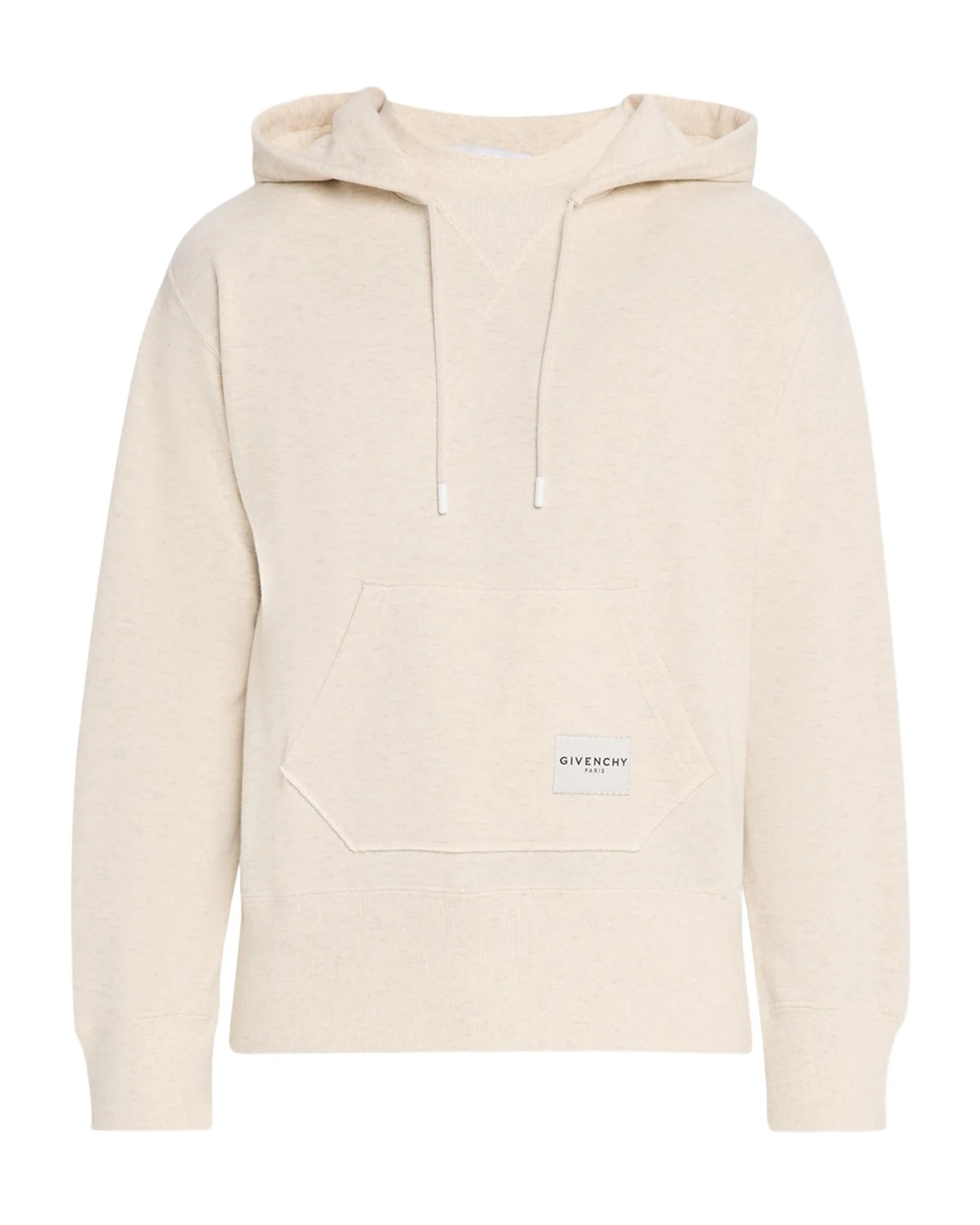 Givenchy Men's Pocket-Label Cotton Blend Drawstring Hoodie