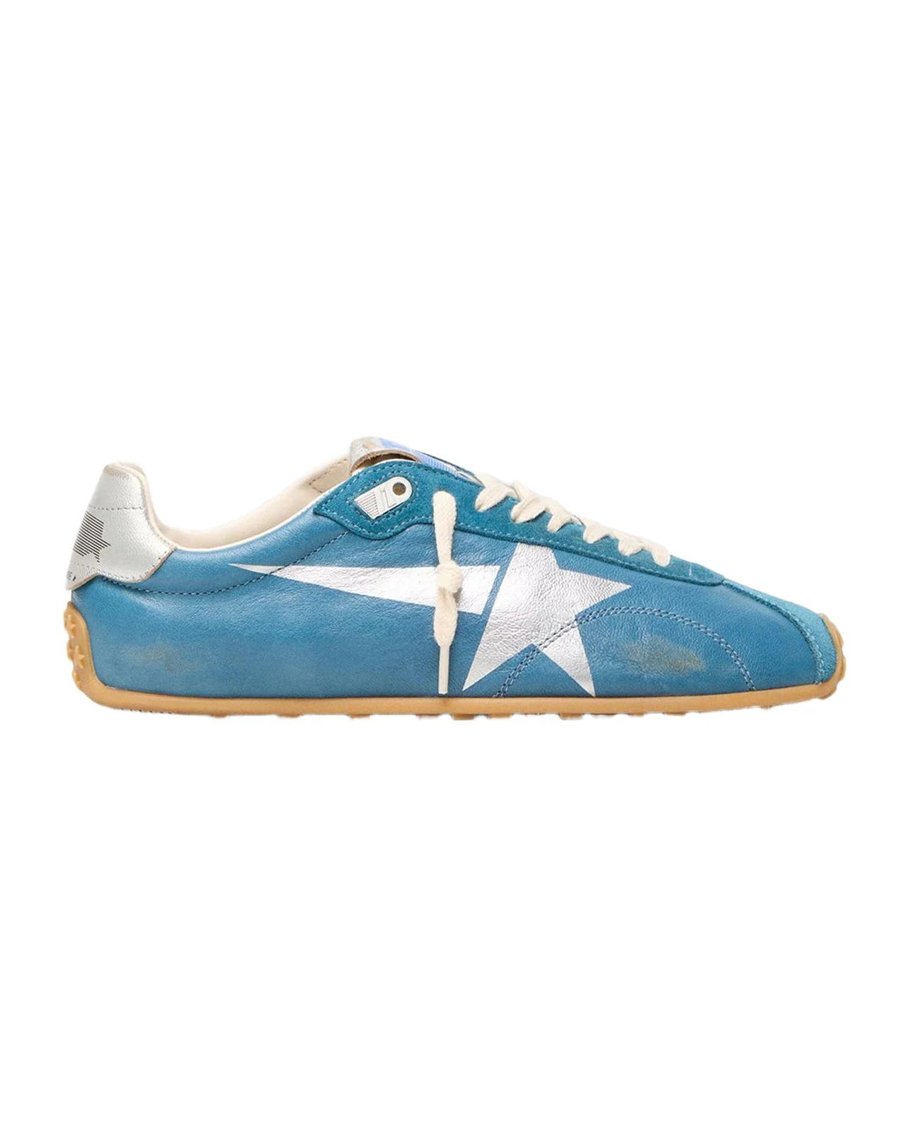 Golden Goose Marathon Speed Leather Low-Top Sneakers