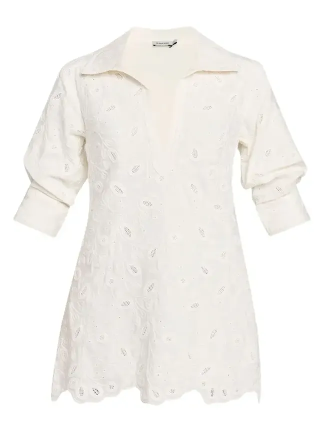 Freya Embroidered Mini Dress Freya Embroidered Mini Dress