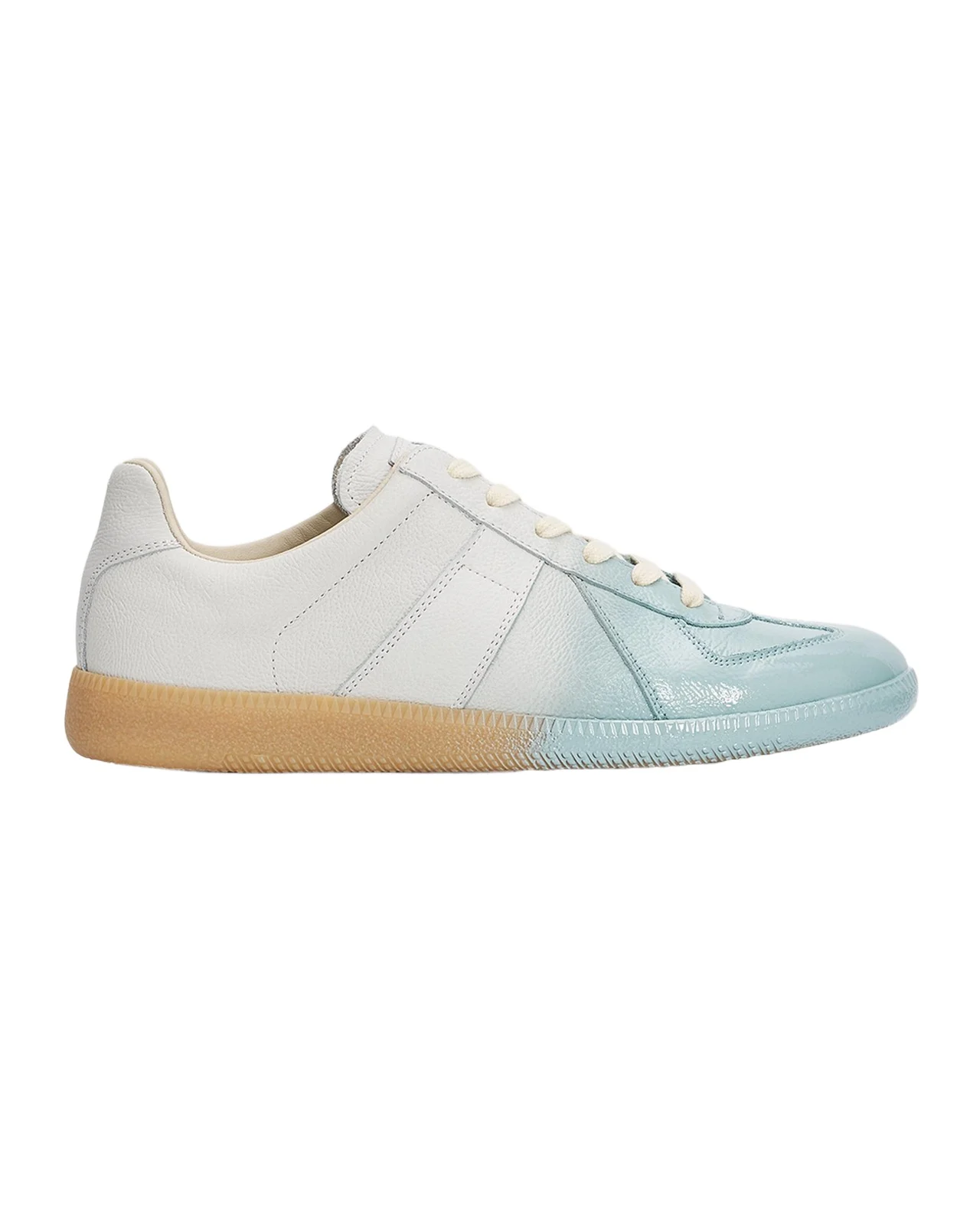 Replica Sprayed Leather Low-Top Sneakers Replica Sprayed Leather Low-Top Sneakers