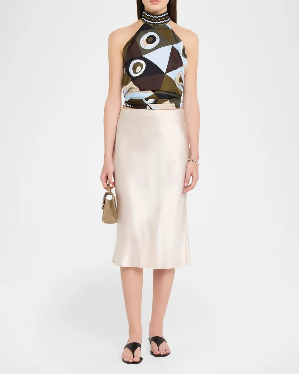 Pucci Occhi-Print Silk Twill Halter Top | Thumbnail 2 Pucci Occhi-Print Silk Twill Halter Top | Thumbnail 2