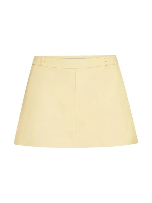 The Leather Mini Skirt The Leather Mini Skirt