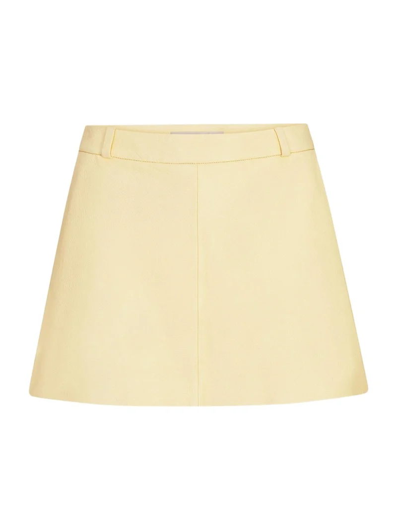 Frame The Leather Mini Skirt