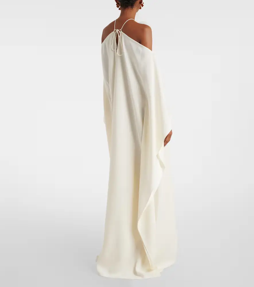 Taller Marmo Feather-trimmed off-shoulder gown | Thumbnail 4 Taller Marmo Feather-trimmed off-shoulder gown | Thumbnail 4