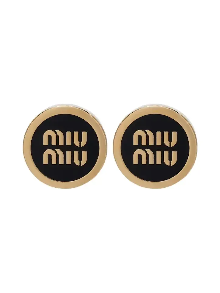 Logo stud earrings Logo stud earrings