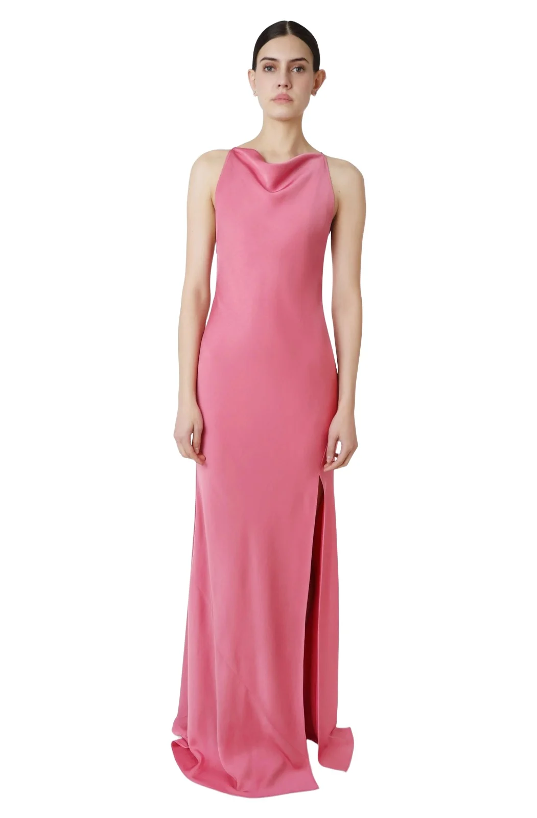 Lightweight Satin Halter Gown Lightweight Satin Halter Gown