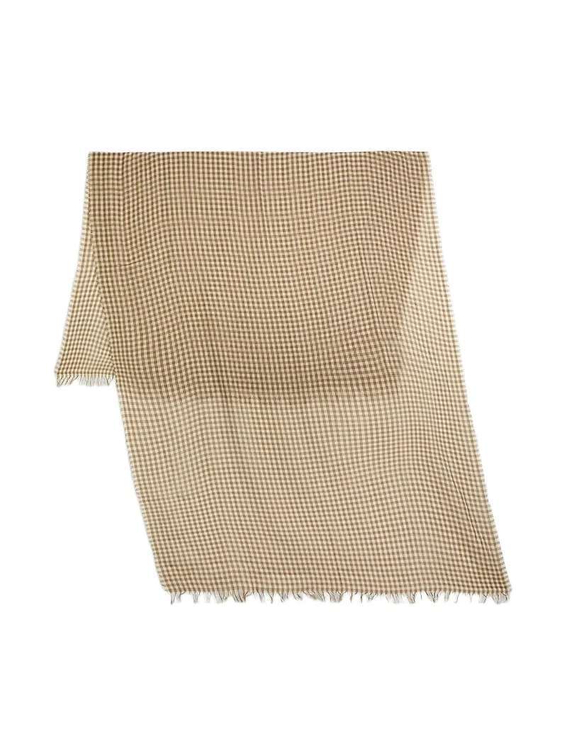 Women's Gingham Cotton Scarf Women's Gingham Cotton Scarf