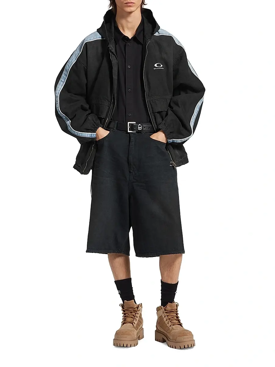 Balenciaga Men's Piping Detail Jacket | Thumbnail 2