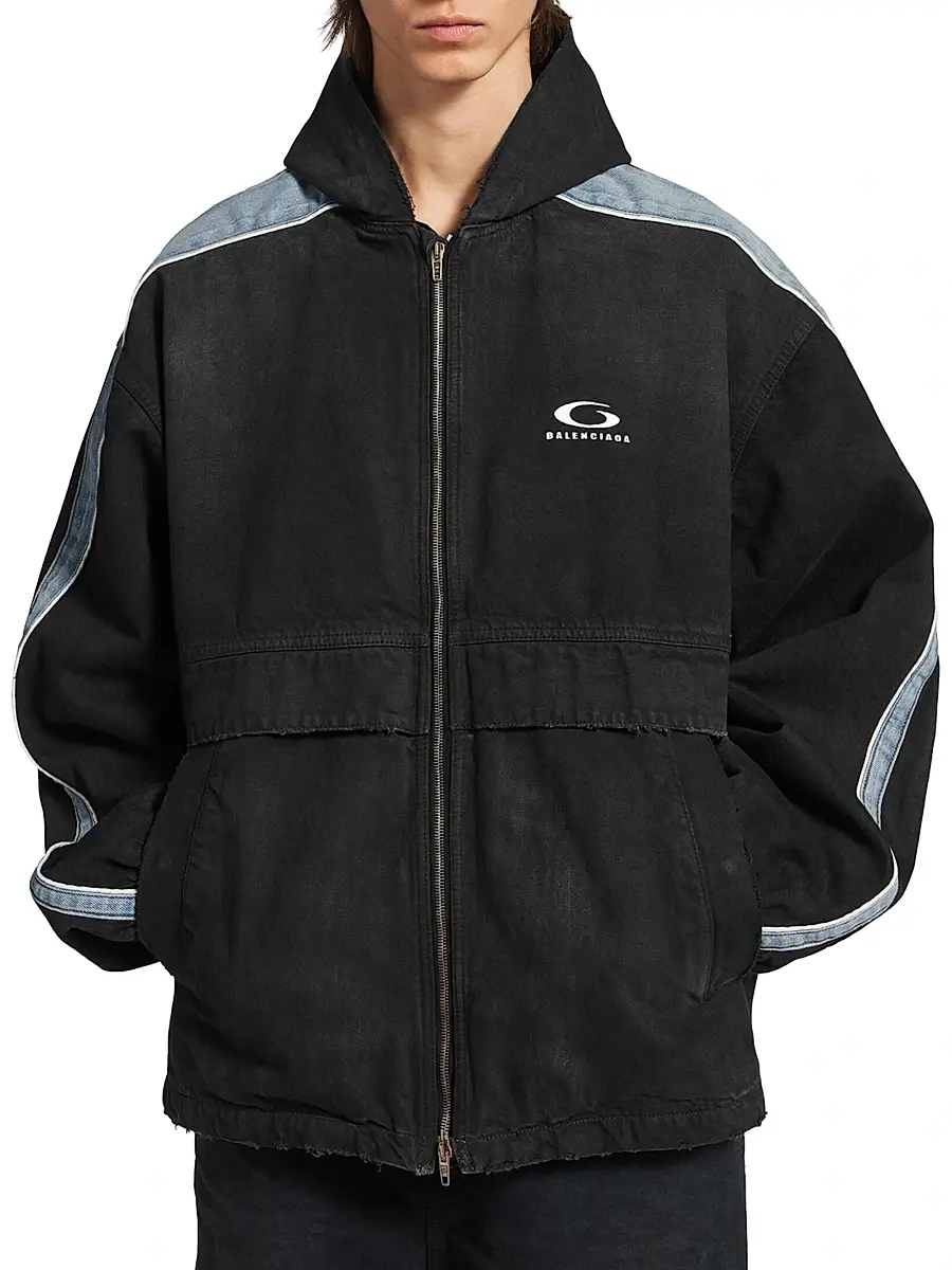 Balenciaga Men's Piping Detail Jacket | Thumbnail 3