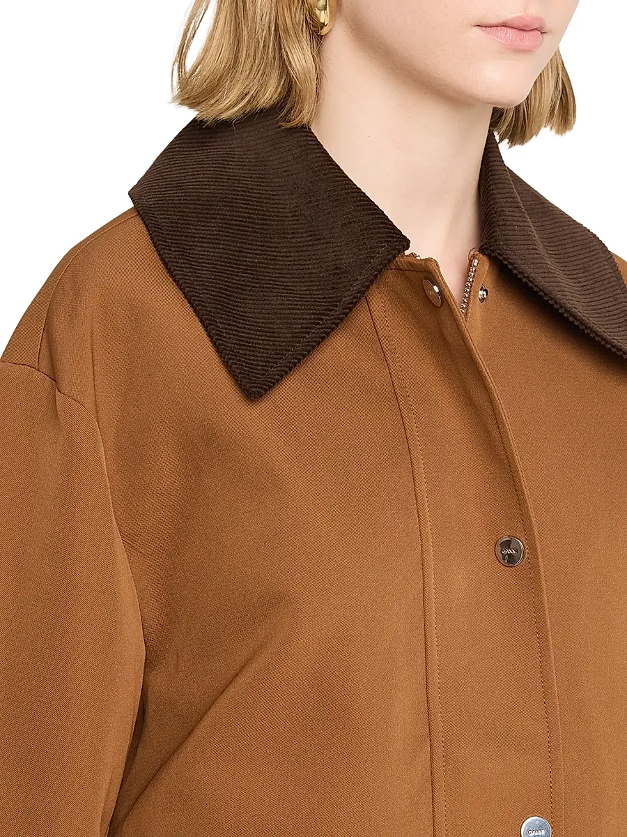 Ganni Women's Heavy Twill Jacket | Thumbnail 5 Ganni Women's Heavy Twill Jacket | Thumbnail 5