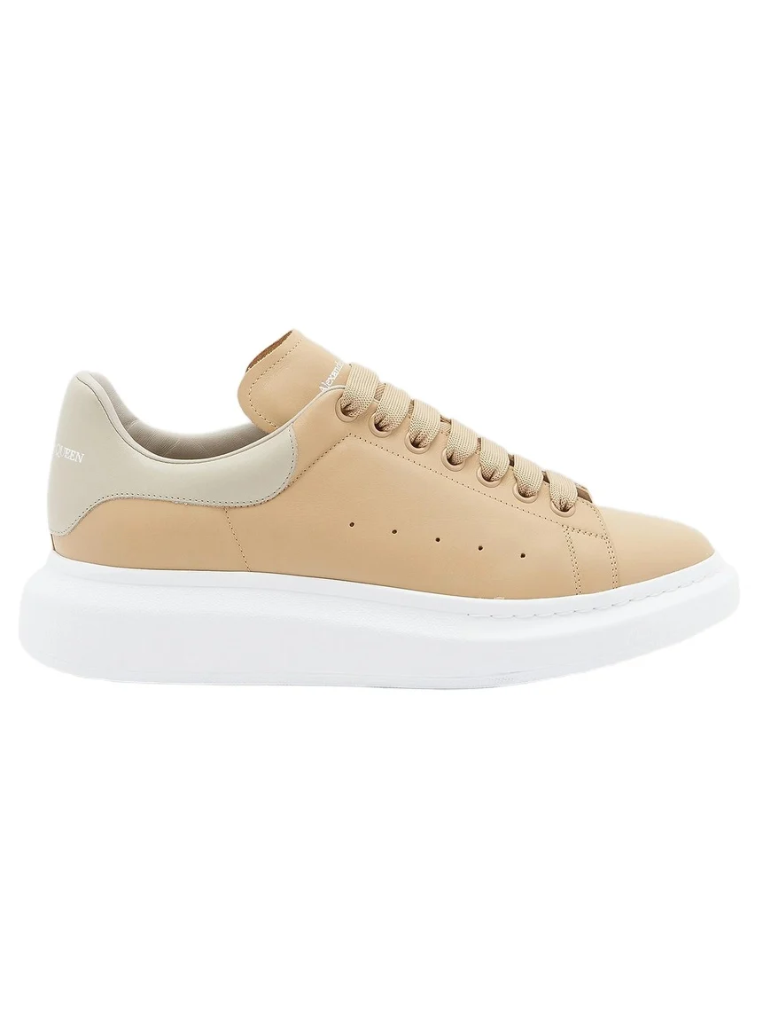 Alexander McQueen Men's Oversized Colorblocked Leather Low-Top Sneakers