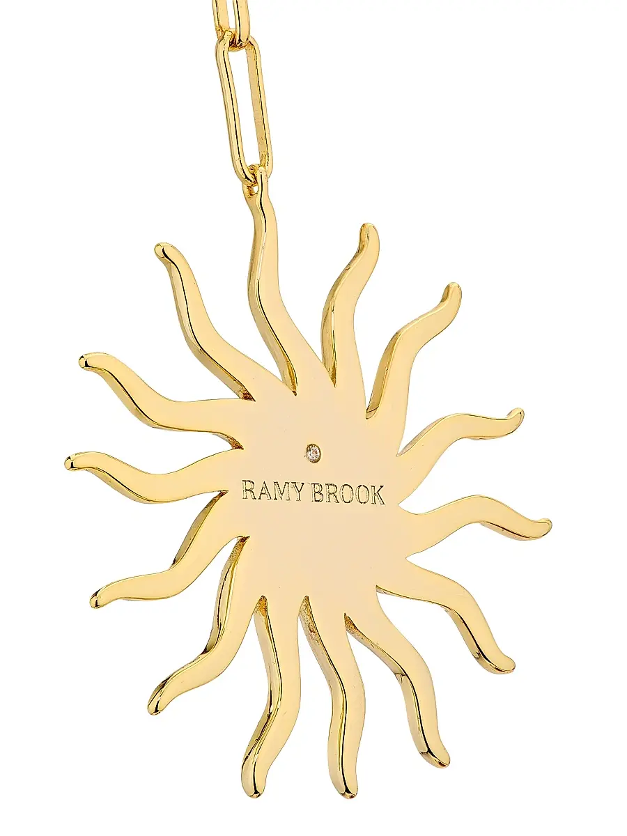 Ramy Brook Women's Serra Goldtone & Cubic Zirconia Sun Drop Earrings - Gold | Thumbnail 4 Ramy Brook Women's Serra Goldtone & Cubic Zirconia Sun Drop Earrings - Gold | Thumbnail 4