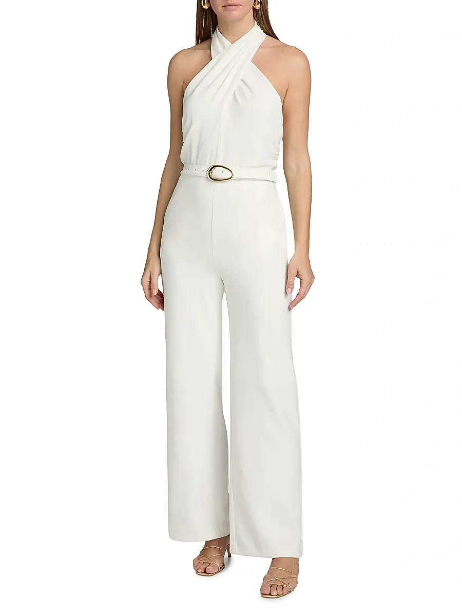 Generation Love Women's Hallie Lightweight Crepe Jumpsuit | Thumbnail 3