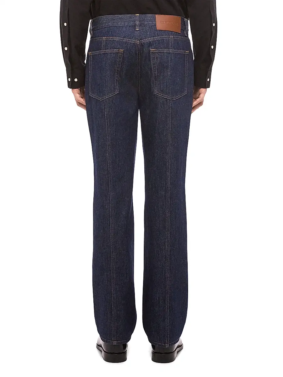 Helmut Lang Men's Mid-Rise Slim-Fit Straight-Leg Jeans | Thumbnail 4 Helmut Lang Men's Mid-Rise Slim-Fit Straight-Leg Jeans | Thumbnail 4