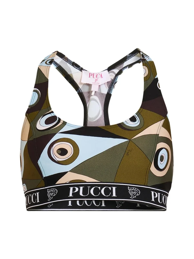 PUCCI Women's L'Alba Printed Stretch Sports Bra