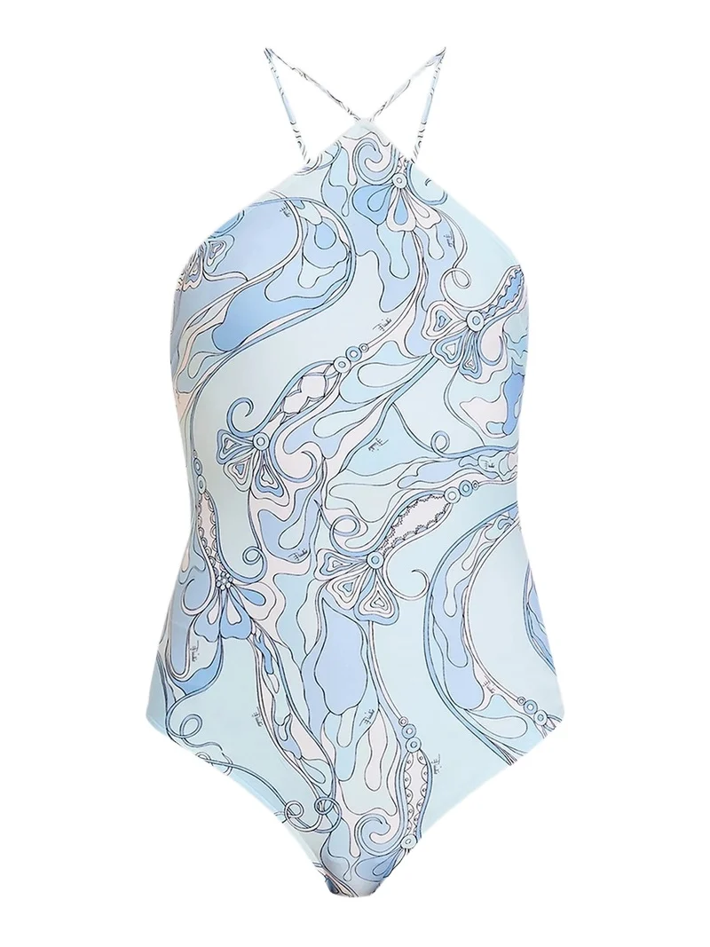 PUCCI Women's L'Alba Halter One-Piece Swimsuit