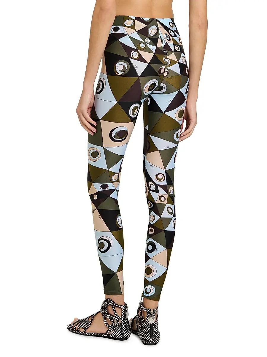 PUCCI Women's L'Alba Printed Mid-Rise Leggings | Thumbnail 5 PUCCI Women's L'Alba Printed Mid-Rise Leggings | Thumbnail 5