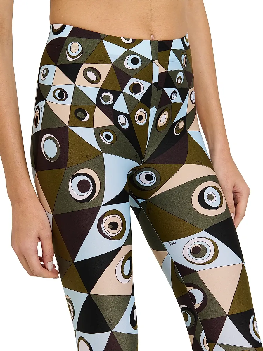 PUCCI Women's L'Alba Printed Mid-Rise Leggings | Thumbnail 6 PUCCI Women's L'Alba Printed Mid-Rise Leggings | Thumbnail 6