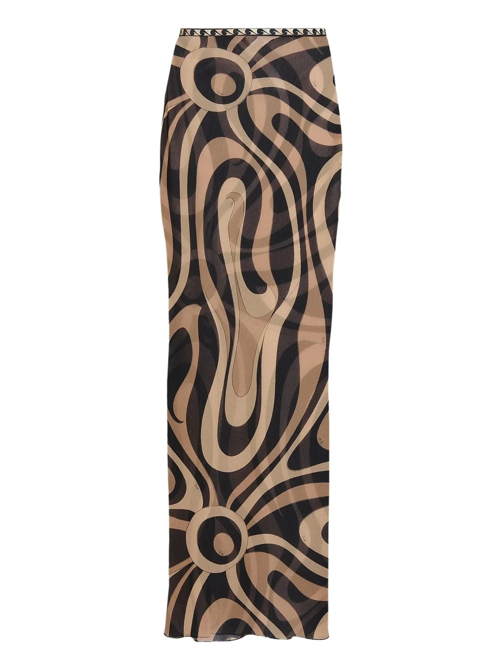 PUCCI Women's L'Alba Printed Tulle Maxi Skirt