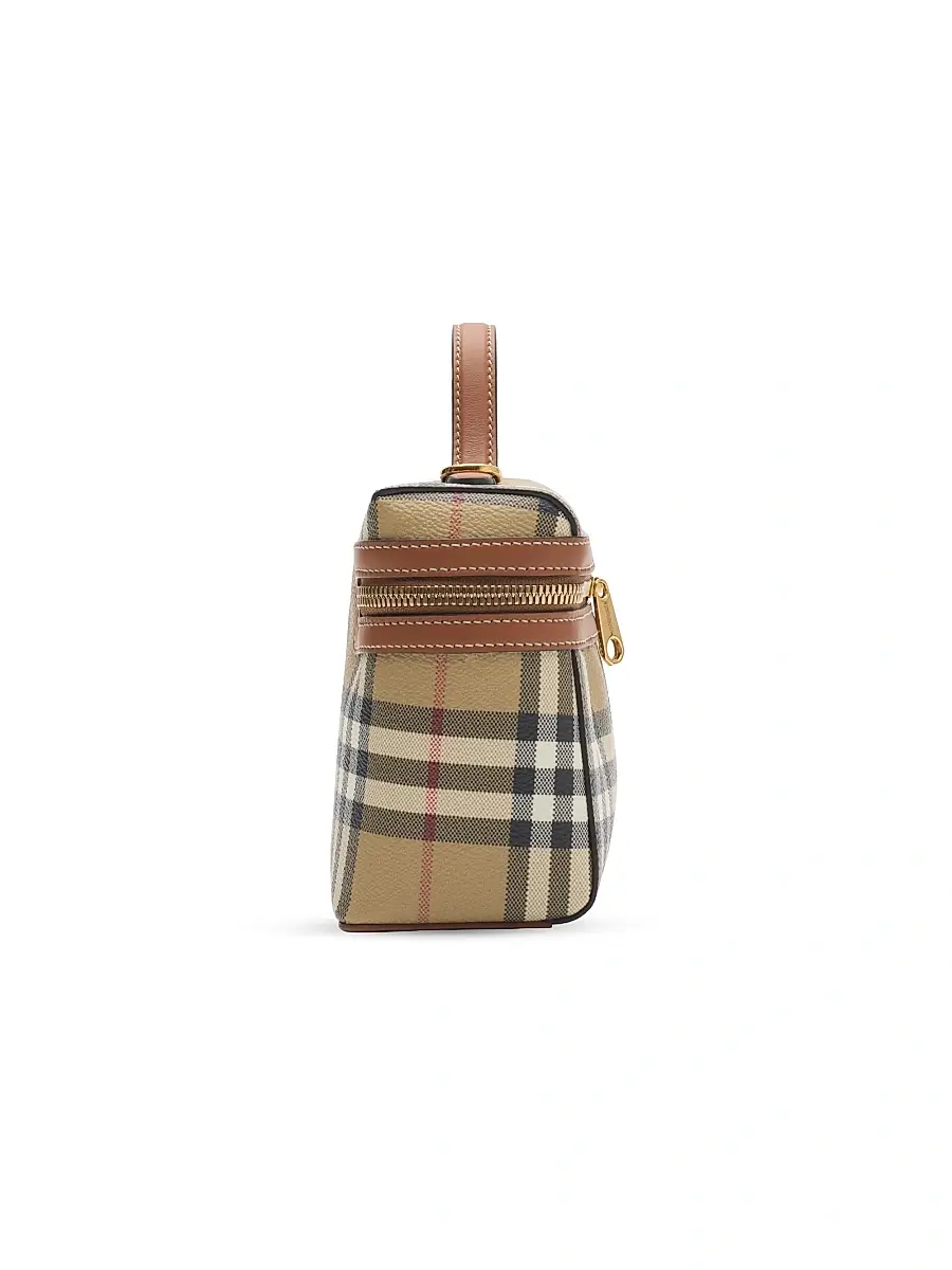 Burberry Women's Heritage Check Vanity Bag | Thumbnail 4