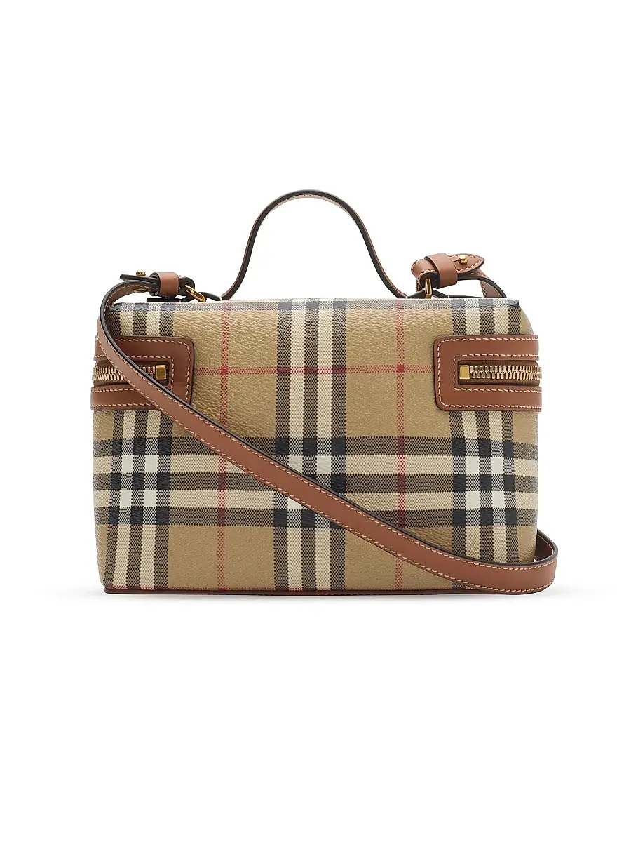Burberry Women's Heritage Check Vanity Bag | Thumbnail 5