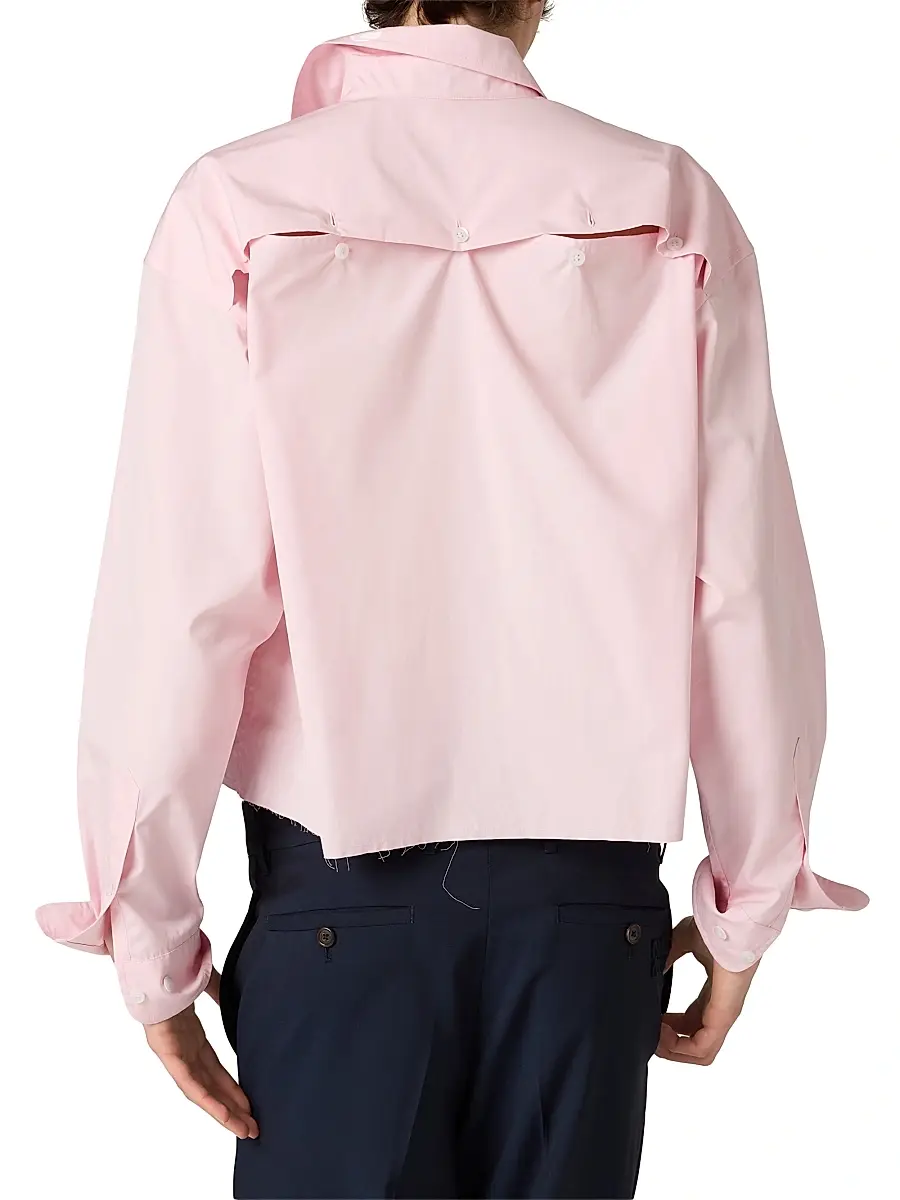 Miu Miu Women's Poplin Shirt - Pink | Thumbnail 3