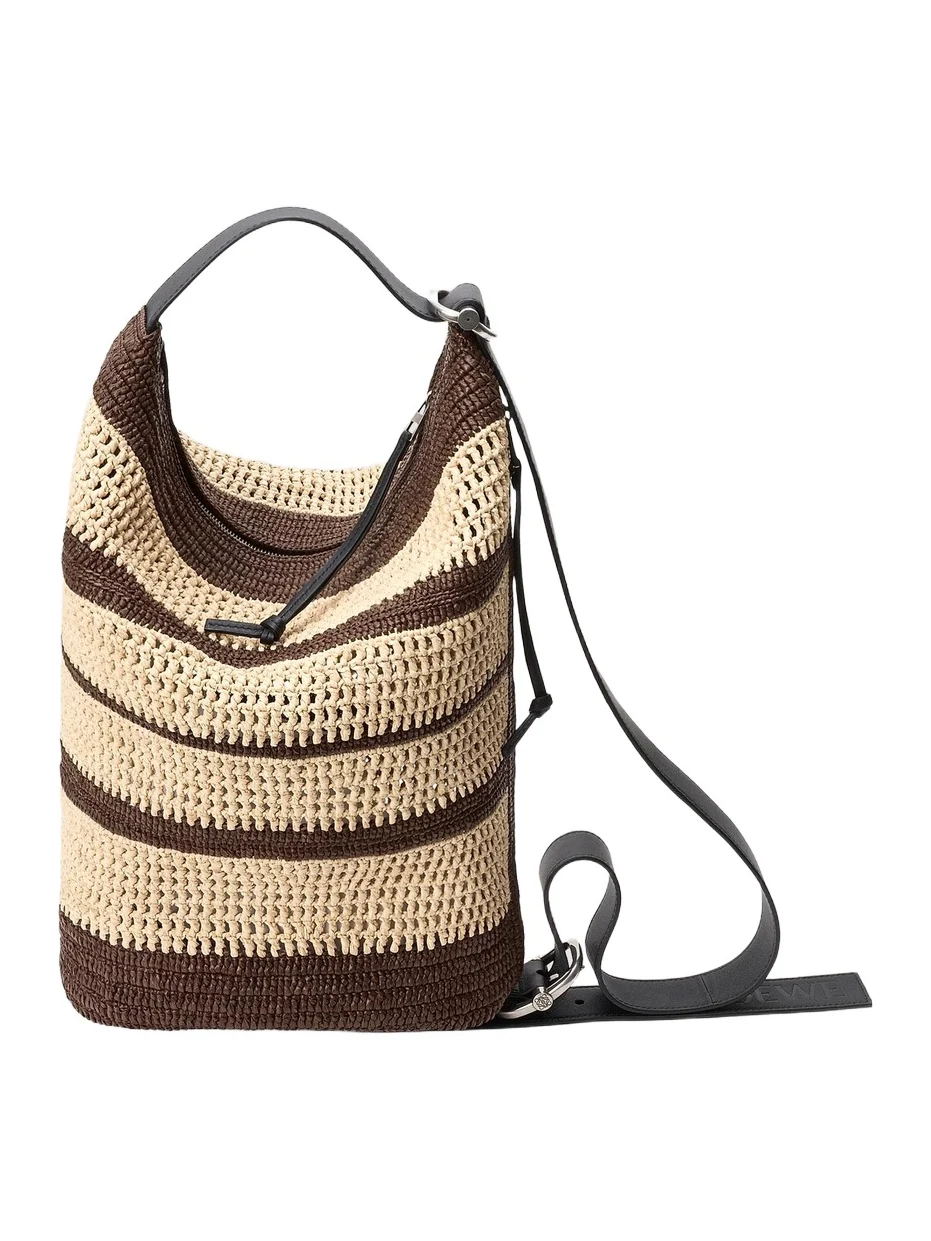 Men's x Paula's Ibiza Medium Loop Raffia Bucket Bag Men's x Paula's Ibiza Medium Loop Raffia Bucket Bag