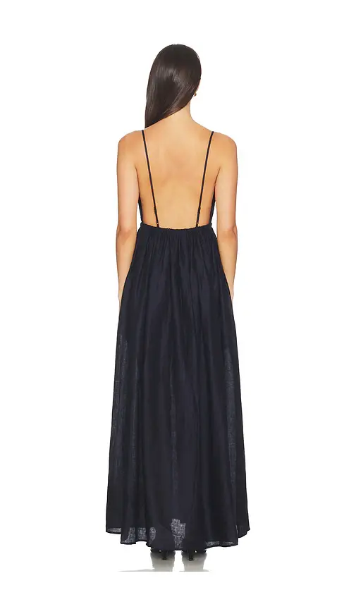 susana monaco Solid Linen Empire Waist Dress | Thumbnail 3 susana monaco Solid Linen Empire Waist Dress | Thumbnail 3
