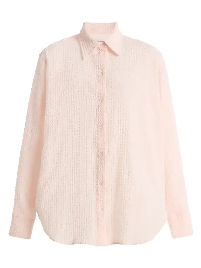 Hunza G Oversized Seersucker Shirt